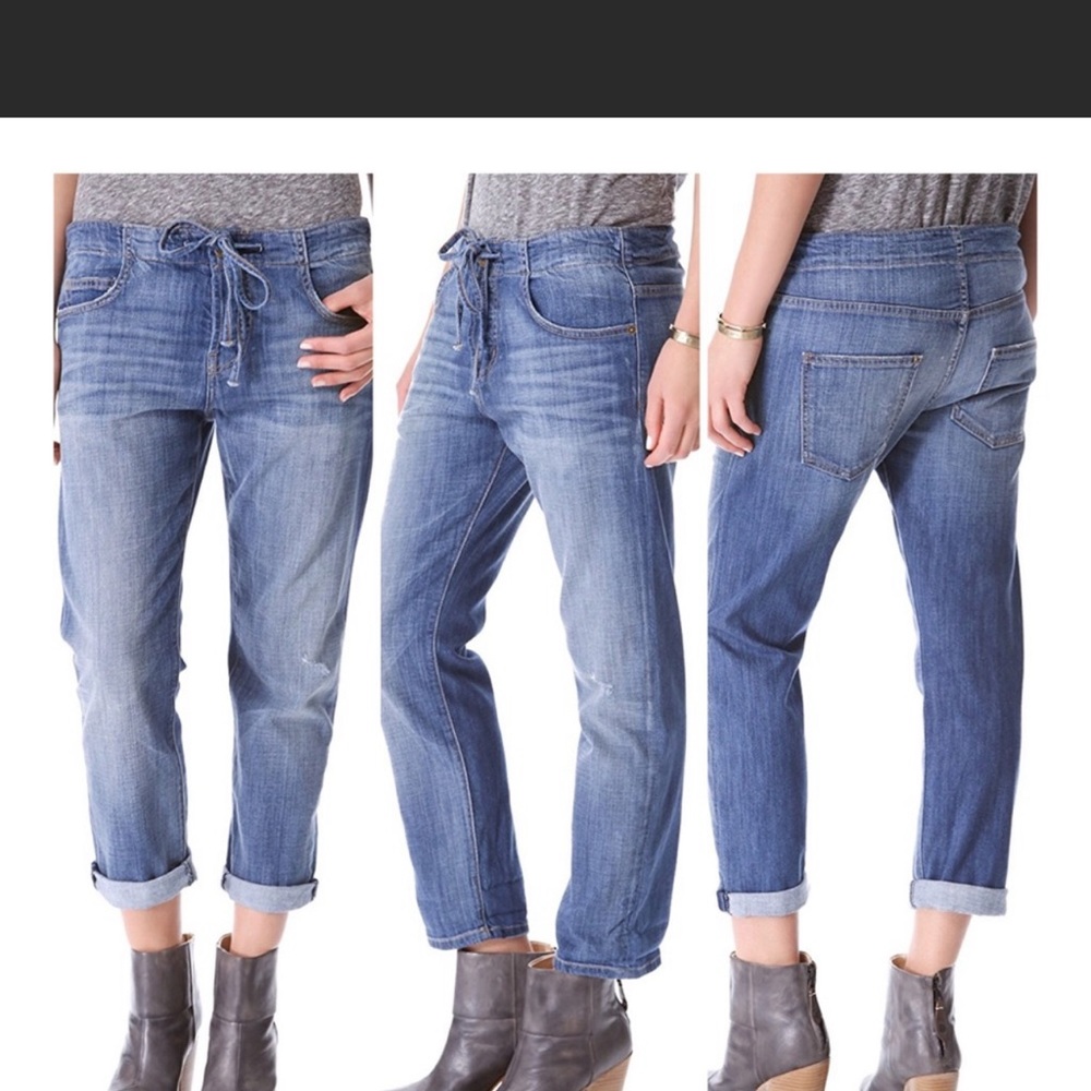 CURRENT/ELLIOTT The Drawstring Boyfriend Jean 28